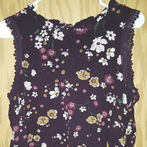 Floral dress tank